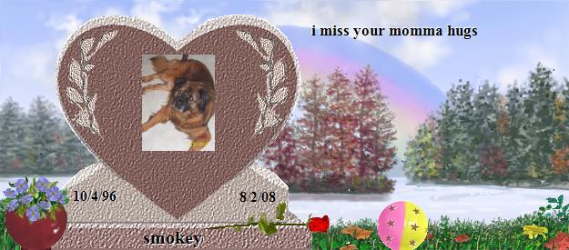 smokey's Rainbow Bridge Pet Loss Memorial Residency Image