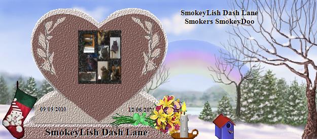 SmokeyLish Dash Lane's Rainbow Bridge Pet Loss Memorial Residency Image