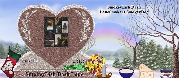 SmokeyLish Dash Lane's Rainbow Bridge Pet Loss Memorial Residency Image