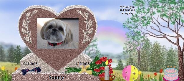 Sonny's Rainbow Bridge Pet Loss Memorial Residency Image