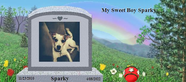 Sparky's Rainbow Bridge Pet Loss Memorial Residency Image