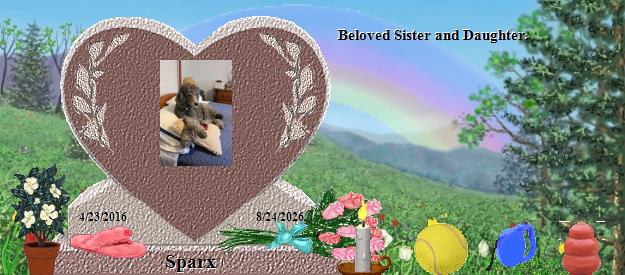 Sparx's Rainbow Bridge Pet Loss Memorial Residency Image