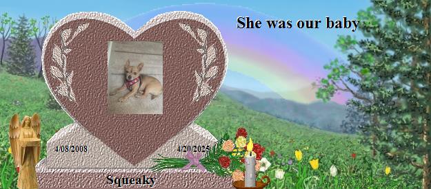 Squeaky's Rainbow Bridge Pet Loss Memorial Residency Image