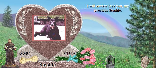 Stephie's Rainbow Bridge Pet Loss Memorial Residency Image