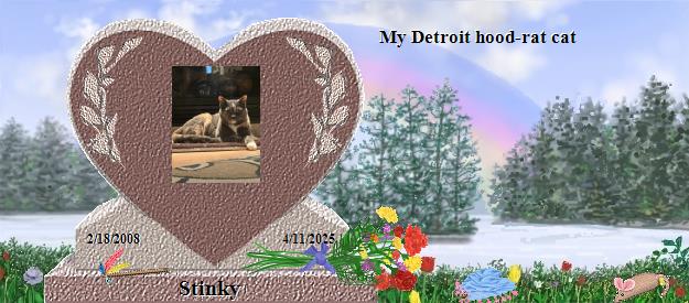 Stinky's Rainbow Bridge Pet Loss Memorial Residency Image
