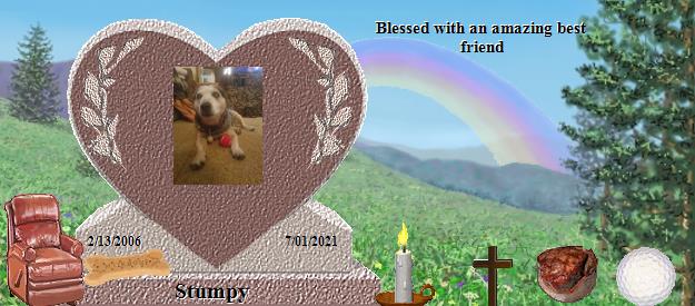 Stumpy's Rainbow Bridge Pet Loss Memorial Residency Image