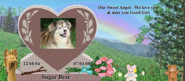 Sugar Bear's Rainbow Bridge Pet Loss Memorial Residency Image
