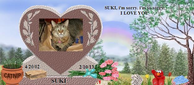 SUKI's Rainbow Bridge Pet Loss Memorial Residency Image