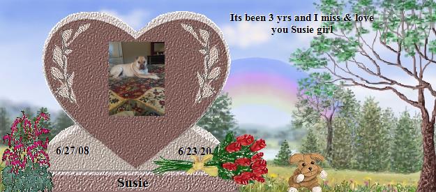 Susie's Rainbow Bridge Pet Loss Memorial Residency Image