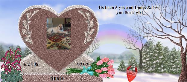 Susie's Rainbow Bridge Pet Loss Memorial Residency Image