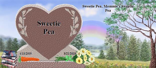 Sweetie Pea's Rainbow Bridge Pet Loss Memorial Residency Image