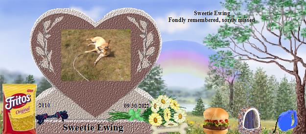 Sweetie Ewing's Rainbow Bridge Pet Loss Memorial Residency Image