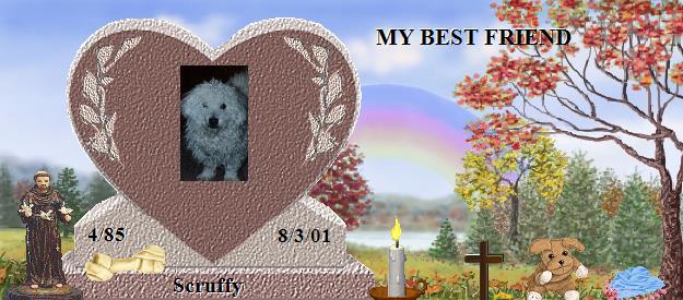Scruffy's Rainbow Bridge Pet Loss Memorial Residency Image