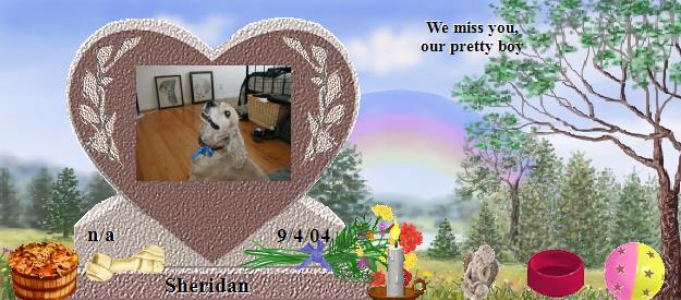 Sheridan's Rainbow Bridge Pet Loss Memorial Residency Image