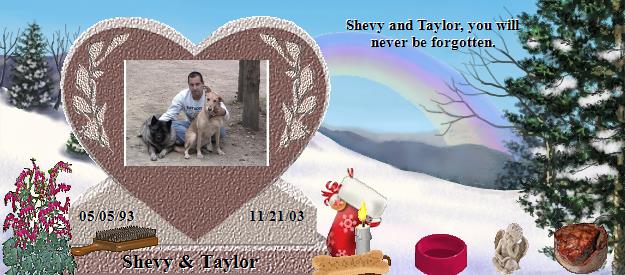 Shevy & Taylor's Rainbow Bridge Pet Loss Memorial Residency Image
