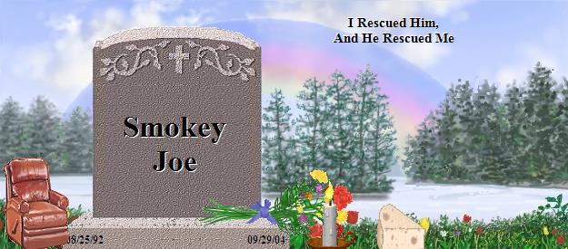 Smokey Joe's Rainbow Bridge Pet Loss Memorial Residency Image