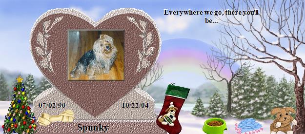 Spunky's Rainbow Bridge Pet Loss Memorial Residency Image
