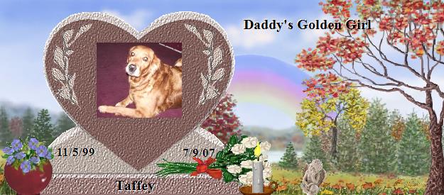 Taffey's Rainbow Bridge Pet Loss Memorial Residency Image
