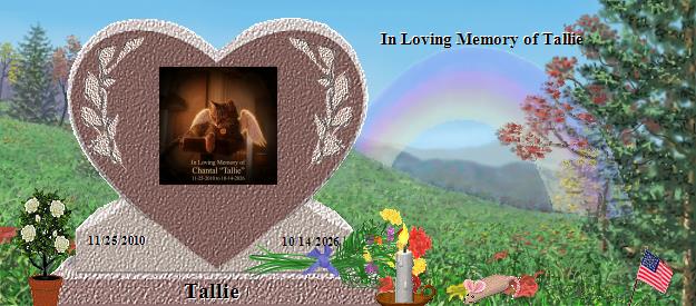 Tallie's Rainbow Bridge Pet Loss Memorial Residency Image