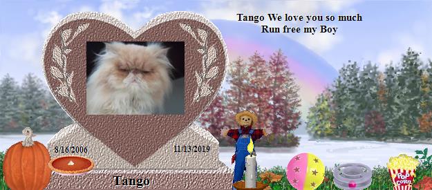 Tango's Rainbow Bridge Pet Loss Memorial Residency Image