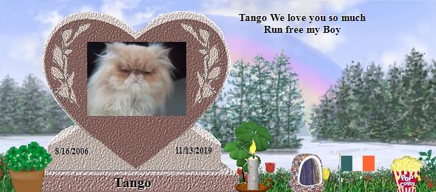 Tango's Rainbow Bridge Pet Loss Memorial Residency Image