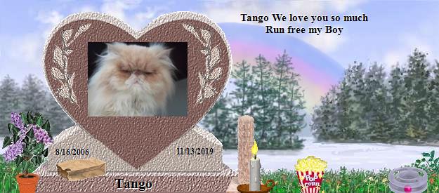Tango's Rainbow Bridge Pet Loss Memorial Residency Image