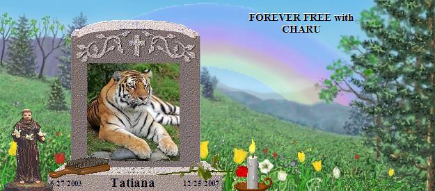 Tatiana's Rainbow Bridge Pet Loss Memorial Residency Image