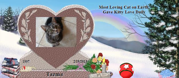 Tazma's Rainbow Bridge Pet Loss Memorial Residency Image