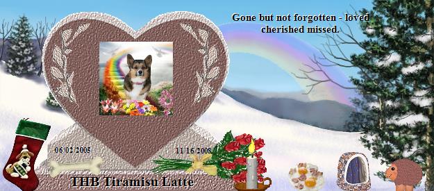 THB Tiramisu Latte's Rainbow Bridge Pet Loss Memorial Residency Image
