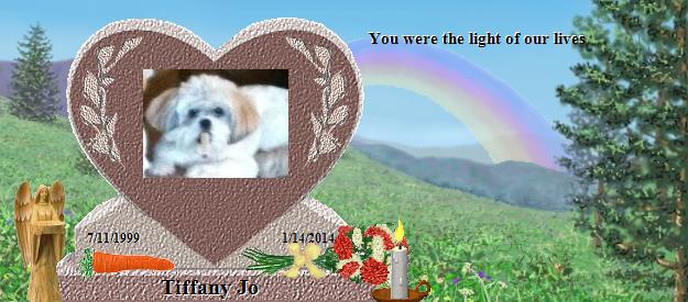Tiffany Jo's Rainbow Bridge Pet Loss Memorial Residency Image