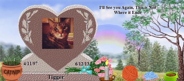 Tigger's Rainbow Bridge Pet Loss Memorial Residency Image