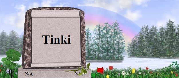 Tinki's Rainbow Bridge Pet Loss Memorial Residency Image