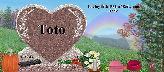 Toto's Rainbow Bridge Pet Loss Memorial Residency Image