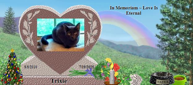 Trixie's Rainbow Bridge Pet Loss Memorial Residency Image