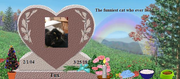 Tux's Rainbow Bridge Pet Loss Memorial Residency Image