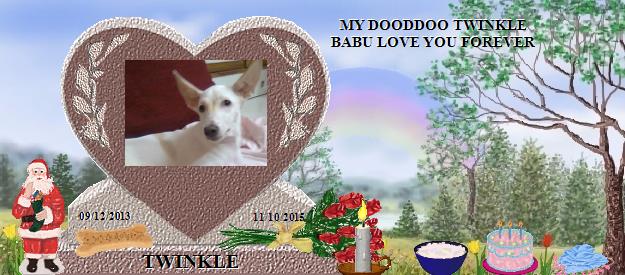 TWINKLE's Rainbow Bridge Pet Loss Memorial Residency Image