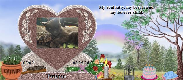 Twister's Rainbow Bridge Pet Loss Memorial Residency Image