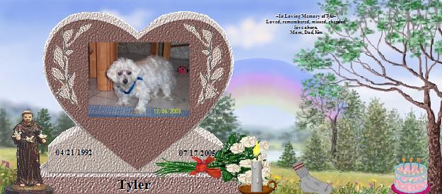 Tyler's Rainbow Bridge Pet Loss Memorial Residency Image
