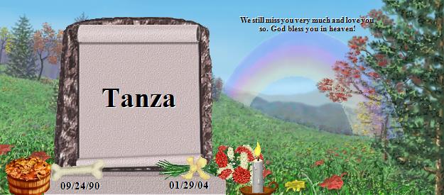 Tanza's Rainbow Bridge Pet Loss Memorial Residency Image