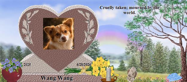 Wang Wang's Rainbow Bridge Pet Loss Memorial Residency Image