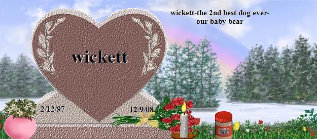 wickett's Rainbow Bridge Pet Loss Memorial Residency Image