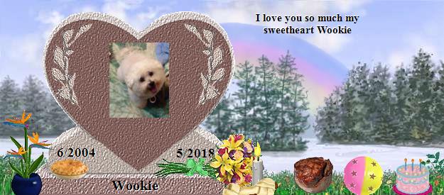 Wookie's Rainbow Bridge Pet Loss Memorial Residency Image