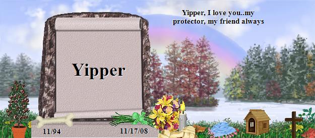 Yipper's Rainbow Bridge Pet Loss Memorial Residency Image