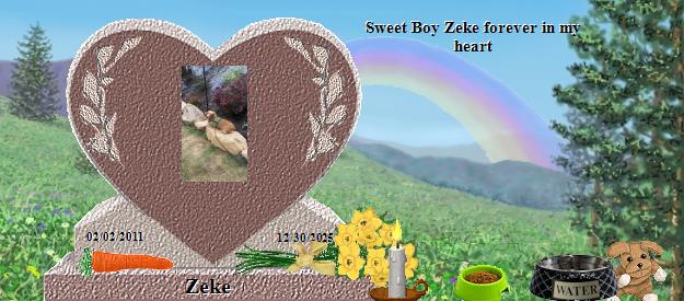 Zeke's Rainbow Bridge Pet Loss Memorial Residency Image